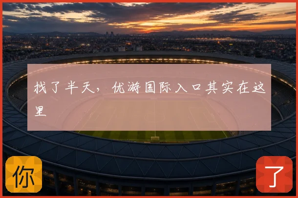 找了半天，优游国际入口其实在这里